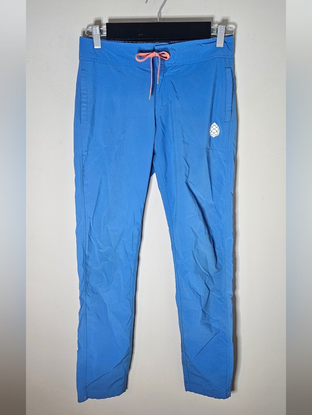 Stio CFS Board Pants Electric Blue Peach Drawstring Pockets Women's 0 X R
